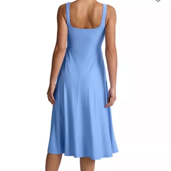Beyond Yoga Featherweight At The Ready Square Neck Midi Dress - Picture 2 of 9